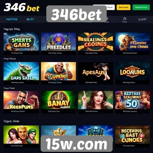 Oferta de jogos disponíveis na 346bet