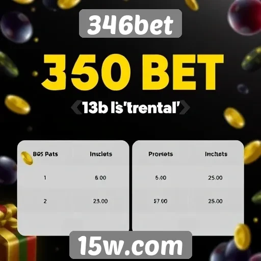 Promoções e bônus disponíveis na 346bet